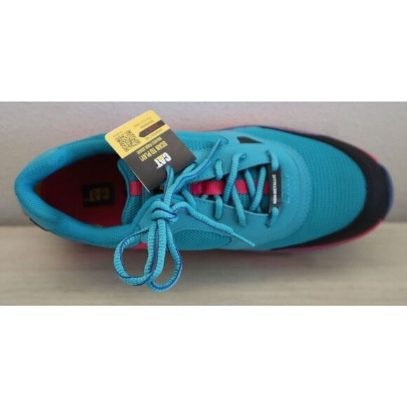 Caterpillar P91334 Women's Sz 10M Tile Blue Quake Composite Toe Work Shoes - Picture 8 of 13